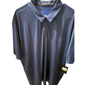 Nike‎ Golf Mens 2XL Blue Dri-FIT Polo Shirt Style 838965
